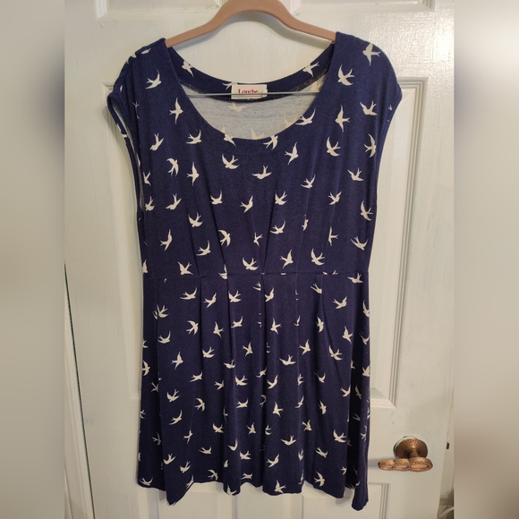 Louche Size 14/L Navy Dress - Picture 1 of 3